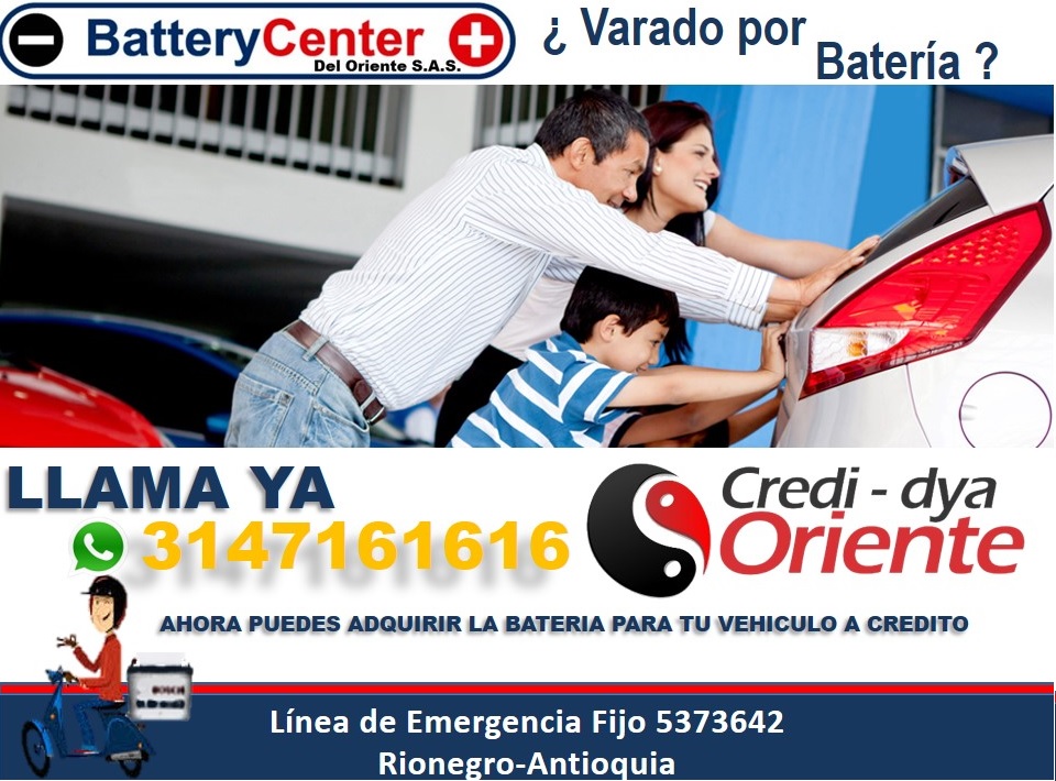 BATERIAS A CREDITO RIONEGRO